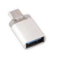 JGD PRODUCTS USB Type C Male 3.0 to Female OTG Adapter with Light Indicator
