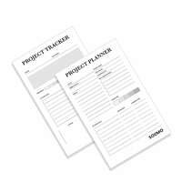 Amazon Brand - Solimo Desk Notepad, To Do List Planner, Set of 2