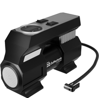  GoMechanic Digital Tyre Inflator for Car - 150 psi, 12V DC Portable Air Pump/Compressor with Digital Tyre Pressure Gauge, Suitable for Bikes, Bicycles or Any Inflatable with LED Light (Gusto T4) 