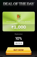 BigBasket Gift Card at 10% Discount on Cred 