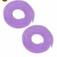 Full Size Cable Cord Charger Protector pack of 2 (1.4metres each)various colours available 