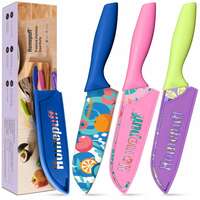 Homepuff 3-Piece Colorful Kitchen Knife Set – Rust-Resistant & Non-Slip At Just Rs.499