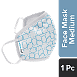 Godrej Protekt Face Mask - Protekt P-W95 Reusable, 6 Layer Germ Shield, Medium, White, 1 pc