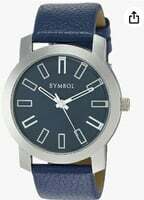 

Amazon Brand - Symbol Analog Men's Watch (Dial Colored Strap)

