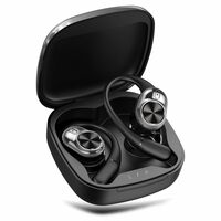 truke Buds Infinity Open Ear Wireless Earbuds (Jet Black)