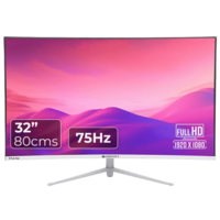ZEBRONICS MT94 80 cm (32 inch) Full HD LED Ultra Slim Curved Gaming Monitor with Built-in Speaker