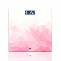 ANT Flora Ruby Digital Bathroom Scale for Body Weight Highly Accurate Body Weighing Machine Compact Size LED Display