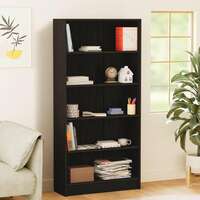 Amazon Brand - Solimo Altamore Engineered Wood Bookshelf (Wenge Finish)
