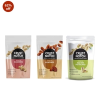 CrustNotch Mixed Dry Fruits Gift Box (Cashews Kaju, Almonds Badam, Pistachios Pista) 250gm Each | Festive Celebrations Hamper | Nuts for Healthy Snacking | Natural & Fresh | Total 750gm Pack