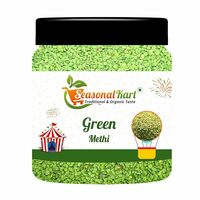 ( Sample Rs.199)Seasonal Kart Green Fenugreek Seeds – Traditional Organic Hari Methi from Rajasthan India (400 GRAM)