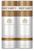 The Man Company B1G1 Blanc Body Perfume for Men - 120ml*2 | Premium Luxury Long-Lasting Fragrance Spray | No Gas Deodorant for Men | Gift for him
