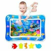 GLUN® Tummy Time Water Mat for Babies | Sensory Activity Mat for Infants 3–12 Months