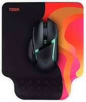 TIZUM Ergonomic Gel Mouse Pad with Wrist Support – Black