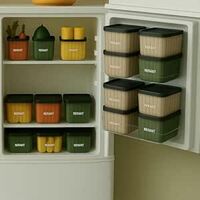 RERANT Fridge 1200 ml Food Storage Boxes (Pack of 6) 