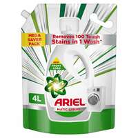 Ariel Liquid Detergent Front Load - 4L | Removes 7 day dried-in Stains in 1 wash inside Washing Machine