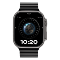 BOULT Crown Smartwatch with Bluetooth Calling (49.5mm HD Display, IP67 Water Resistant, Black Strap)