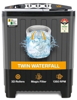 VW 7.5 kg 5 Star Aqua Spin Semi Automatic Top Load Washing Machine