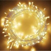 NIYAMAX LED String Lights - 12 Meter Fairy Lights with Full View Light 42 LED Bulb - Waterproof & Flexible Copper LED Serial String Lights (Warm White) 