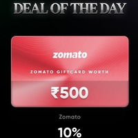 Cred - Zomato Gift Card at 10 %discount 