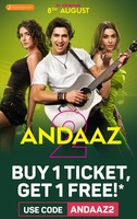 Andaaz 2 BOGO Offer on BookMyShow (8th August 2025)