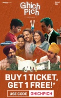 Ghich Pich Movie BOGO Offer on BookMyShow (8,9,10,11 August 2025)