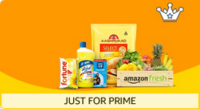 Amazon Fresh : Get ₹350 / ₹450 Cashback on Minimum Order of ₹3199 / ₹4099 (Prime Users)