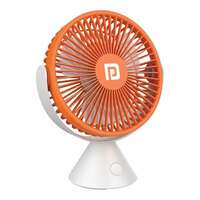 Portronics Aero Breeze BLDC Rechargeable 178mm USB Portable Fan | 3 Speed mode | 4Hr Battery| White