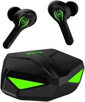 WINGS Wireless LED Battery Indiacator 50ms Low Latency 40Hrs Playtime Bluetooth  (Black, Green, In the Ear)