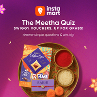 Chance to win Swiggy vouchers worth ₹10,000* this Rakhi with The Meetha Quiz 