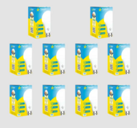 Flipkart SmartBuy 9 w Basic Round B22 LED Bulb  (White, Pack of 10)