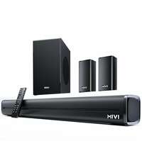 Mivi Fort Hip-Hop 4000 400Watts Premium Home Theatre Soundbar [New Launch], 5.1 Channel, Multiple EQ & Input Modes
