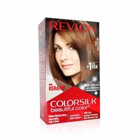 Fresh - Revlon ColorSilk Permanent Hair Color For Women, Salon Perfect Hair Colour at Home with 100% Grey Coverage, Pro-Keratin & No Ammonia, Up to 8 Weeks of Colour, Shade - Light Golden Brown 5G(Pack of 1)