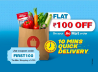 JioMart - Get Flat Rs. 100 Off on Mov of Rs. 399