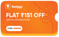 Swiggy Food - Get Rs. 151 Off on Rs. 249 