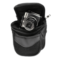 Nikon Coolpix Nylon Camera Pouch For Point & Shoot Camera (L120 , Black) - Location Specific 