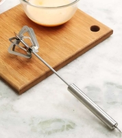 Silver-Toned Stainless Steel Automatic Hand Blender 