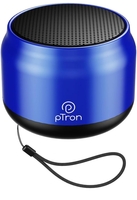 pTron Newly Launched Fusion Hook v2 6W Bluetooth Speaker with 8 Hrs Playtime, 2.04" Neo Driver for Pristine Sound, Mini Size Portable Speaker, BTv5.1 Connectivity, TWS Feature & Type C Charging (Blue)