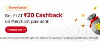 ABCD - Get Flat 20 cashback on merchant payment of min 400(valid only for 10th August)