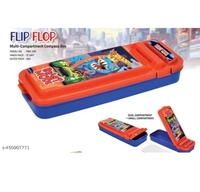 Flip flop compass pencil box -hotwheels red [location specific]