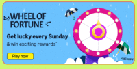 Wheel of Fortune : Win ₹10/20 & more