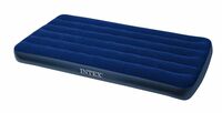 Intex Polyvinyl Chloride (PVC) Inflatable Twin Classic Air Bed/ Mattress (Blue)