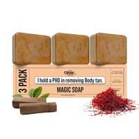 Ghar Soaps Sandalwood & Saffron Magic Soap (Pack of 3, 300g) – ₹349 (30% OFF) @ Amazon
