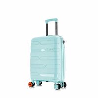 Polypropylene 360 Degree Paris Hard-Sided Cabin Luggage 20 inch | 55cm | 8 Wheels Small Trolley Bag for Travel