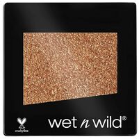 Wet n Wild, Color Icon Glitter Single Eyeshadow, Shiny Single Eyeshadow with Hydrating Formula and Silky Texture, Professional Glitter for Makeup, Brass Shimmery Finish