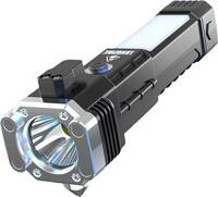 MZ S700 (LIFE SAVING LED TORCH) Glass Breaker Seal Belt Cutter 3 modes Torch  (Black, 16.5 cm, Rechargeable)