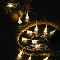 Lexton Fairy Snow Ball LED String Light | 14 LEDs, 4M, Warm White