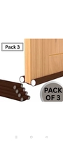 PYORIT Double Sided Under Door Protector/Seal Cover Twin Draft Blocker Guard with Dust (Pack of 3 ,39 inch)