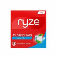 RYZE Frosty Mint Nicotine Gum 2mg