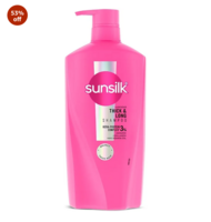 Sunsilk Luscious Thick & Long Shampoo 650 ml | with 3% KERA-PROTEIN COMPLEX - for Thicker, Bouncier Hair