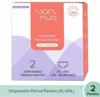 Flipkart Minutes - Nua Overnight Disposable Period Panty 360 Degree Protection XL - XXL(location specific)